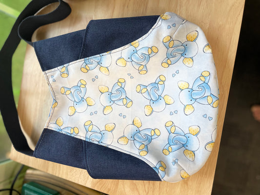 Blue Elephant tote bag